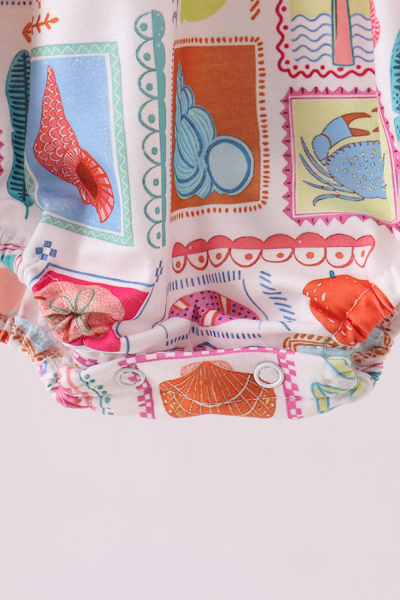 Pink Beach Ruffle Bubble