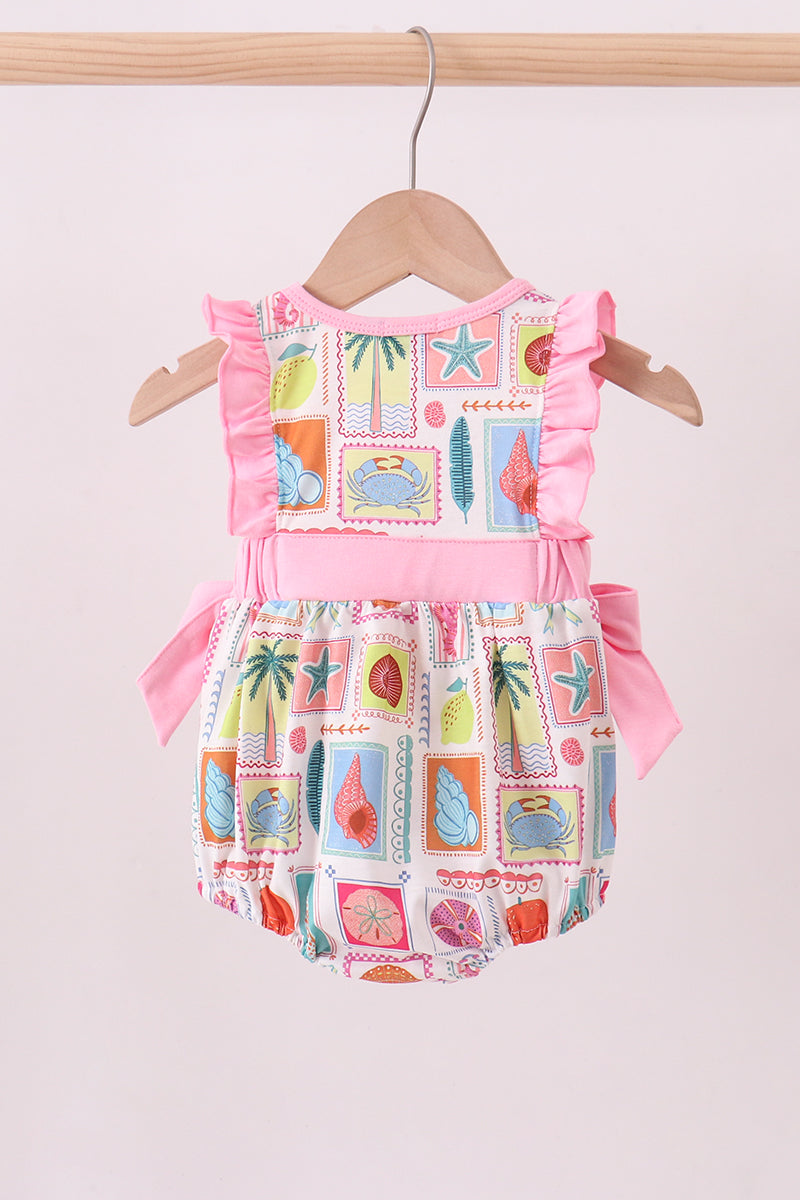 Pink Beach Ruffle Bubble