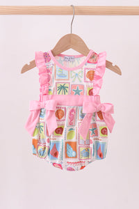 Pink Beach Ruffle Bubble