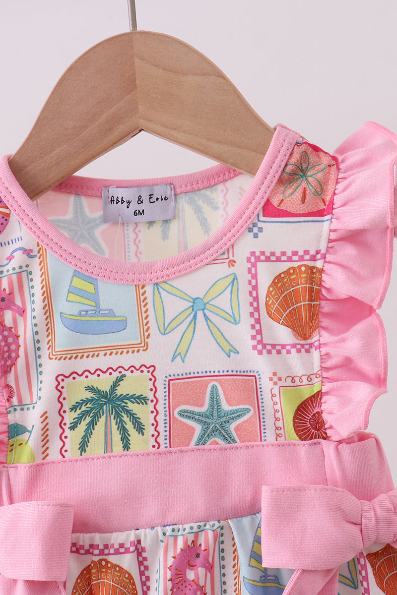 Pink Beach Ruffle Bubble