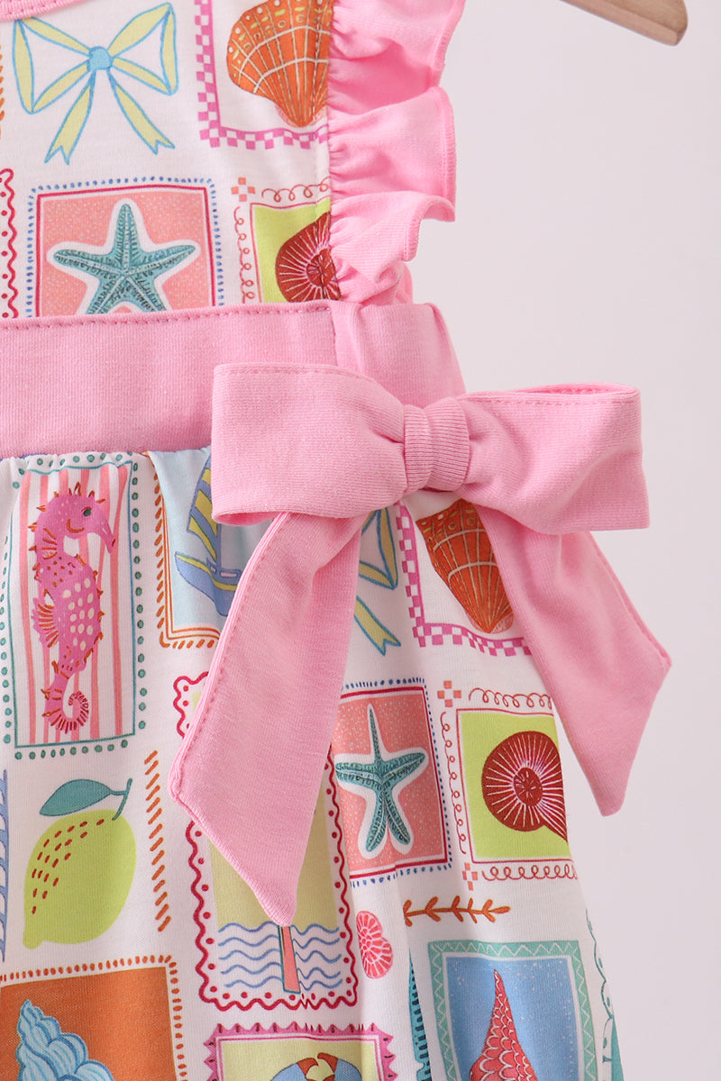 Pink Beach Ruffle Bubble