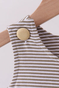 Duck Embroidered Jon Jon Romper