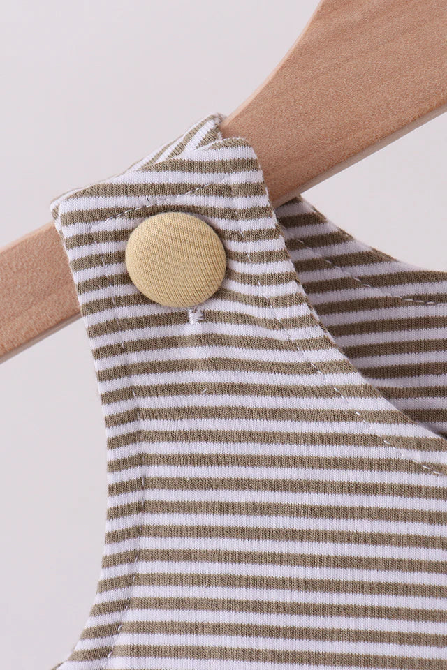 Duck Embroidered Jon Jon Romper