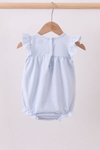 Watermelon Stripe Ruffle Bubble