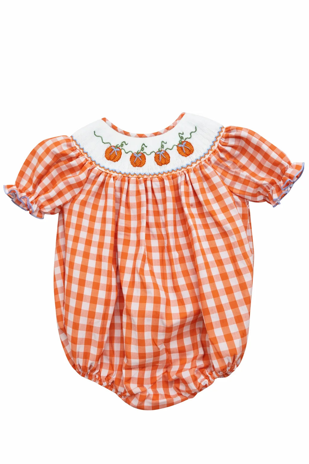 Pumpkin Smocked Bubble