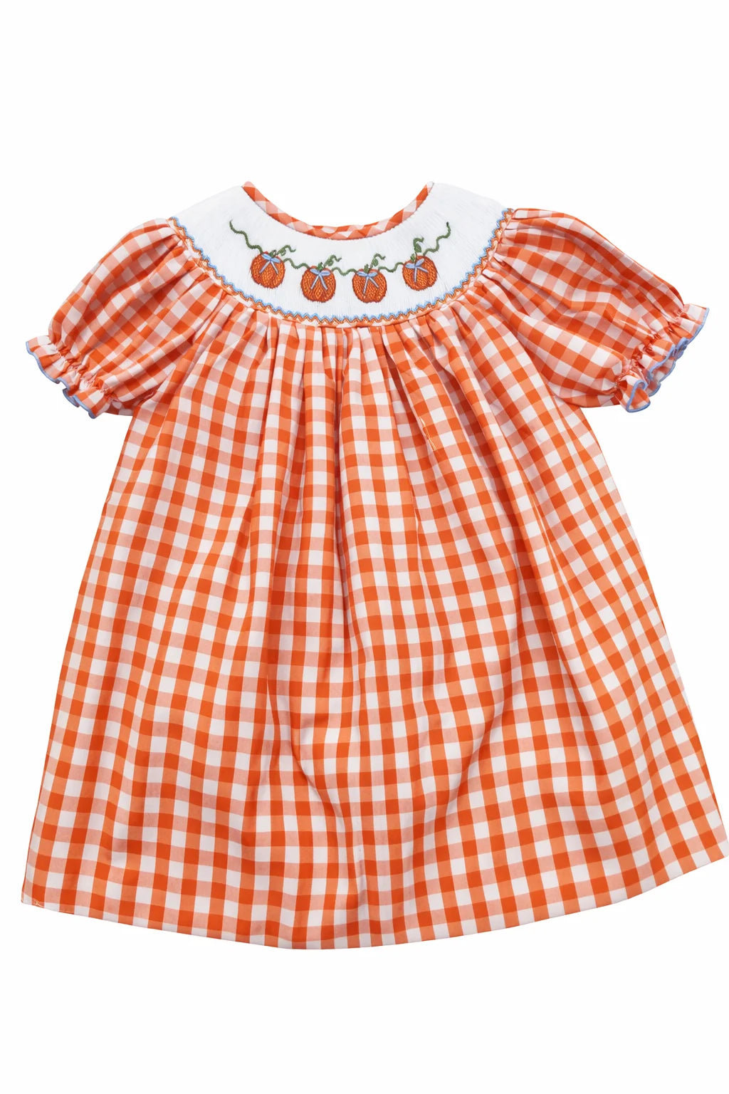 Pumpkin Smocked Dress