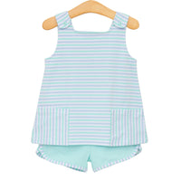 Margo Short Set - Seaside Stripe