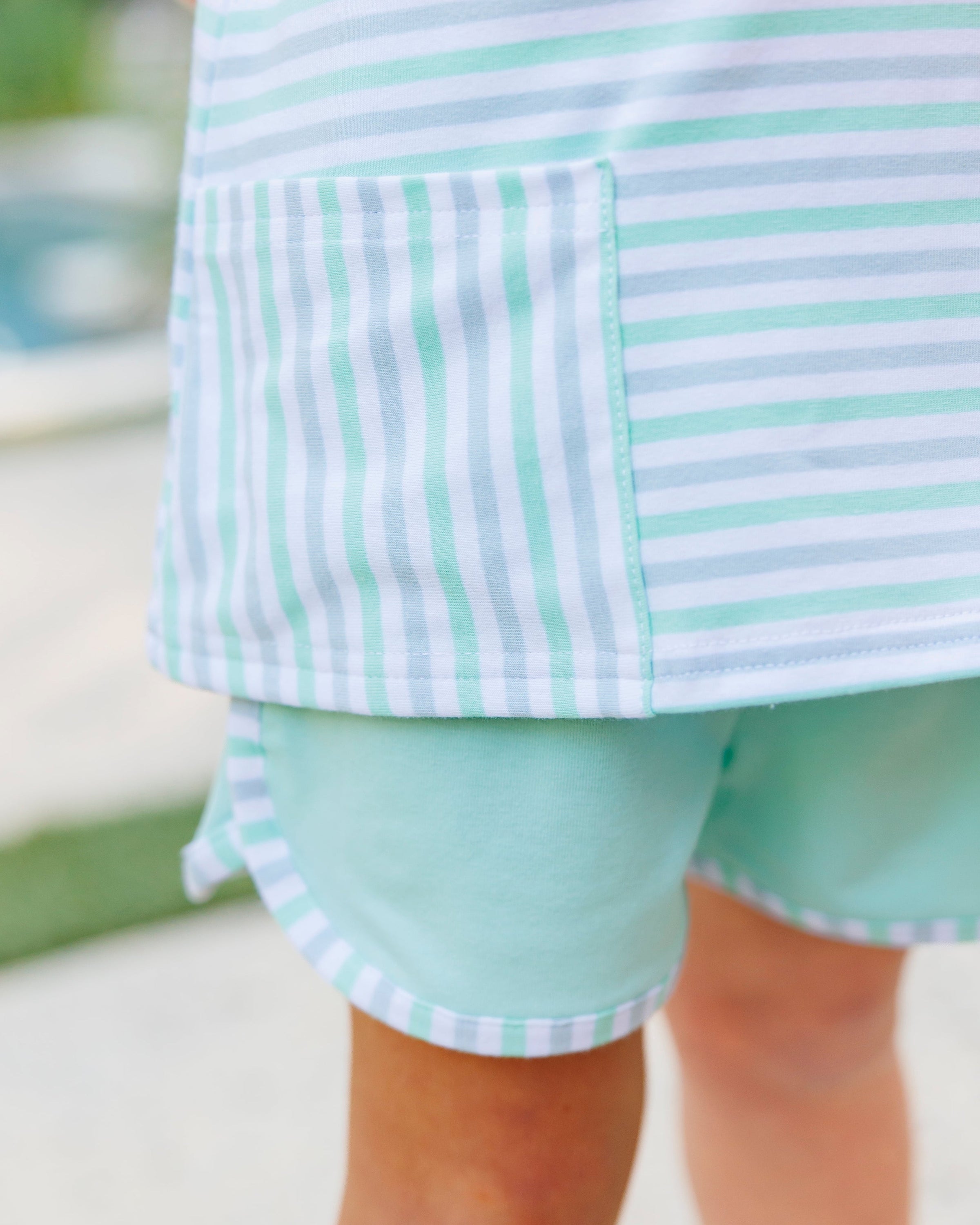 Margo Short Set - Seaside Stripe
