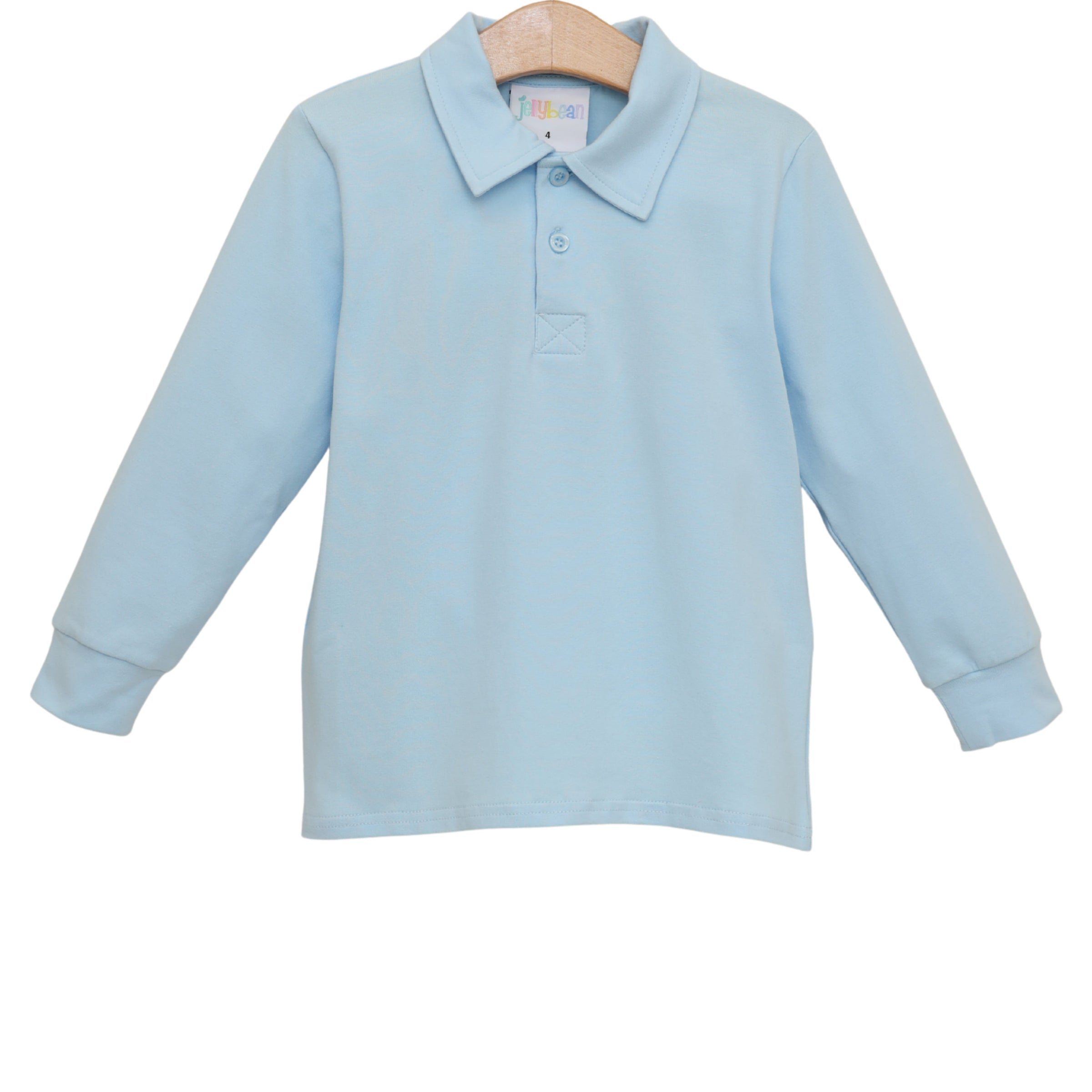Michael L/S Polo - Light Blue