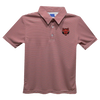 Arkansas State Red Wolves Embroidered Red Stripes Short Sleeve Polo Box Shirt