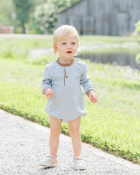 Nathan Bubble - Dusty Sage Stripe / Light Brown