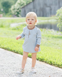 Nathan Bubble - Dusty Sage Stripe / Light Brown