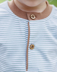 Nathan Bubble - Dusty Sage Stripe / Light Brown
