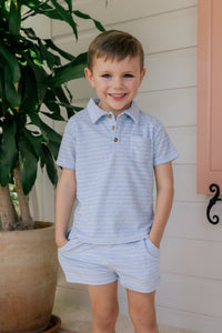 Polo Terry Two Piece Short Set