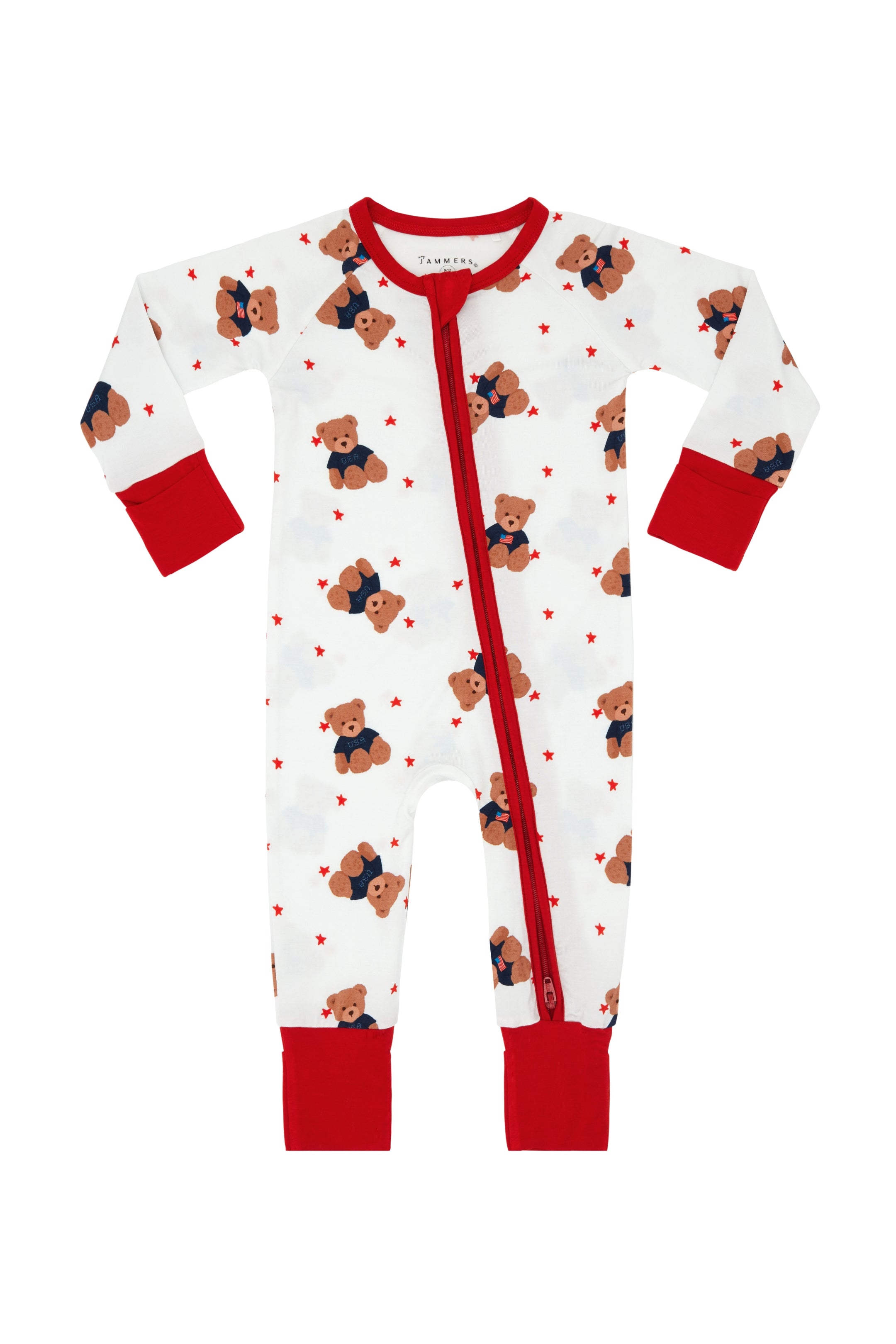 Star Spangled Teddy Zipper Sleeper