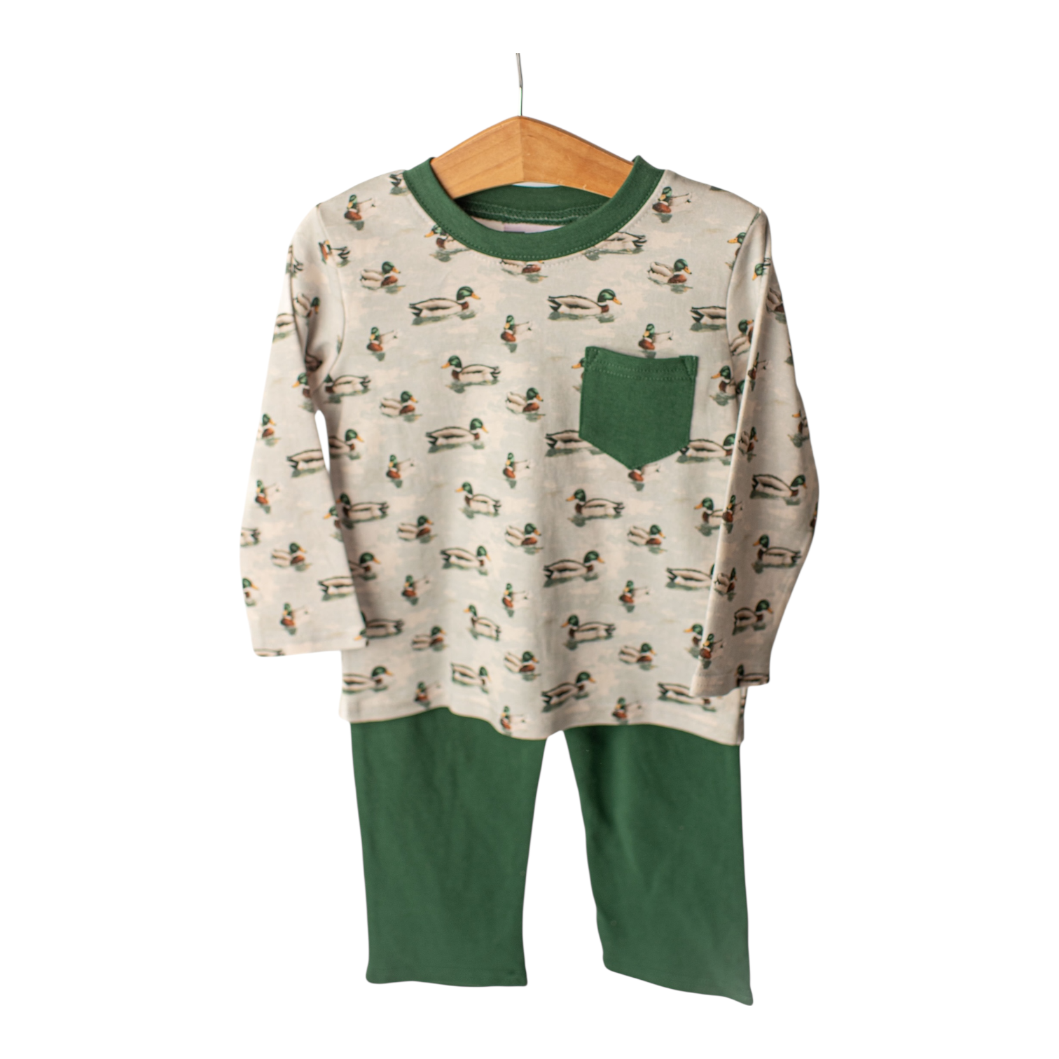 Samuel Boys Pant Set–Mallard Duck