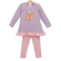 Pretty Painter Ruffle Pants Set