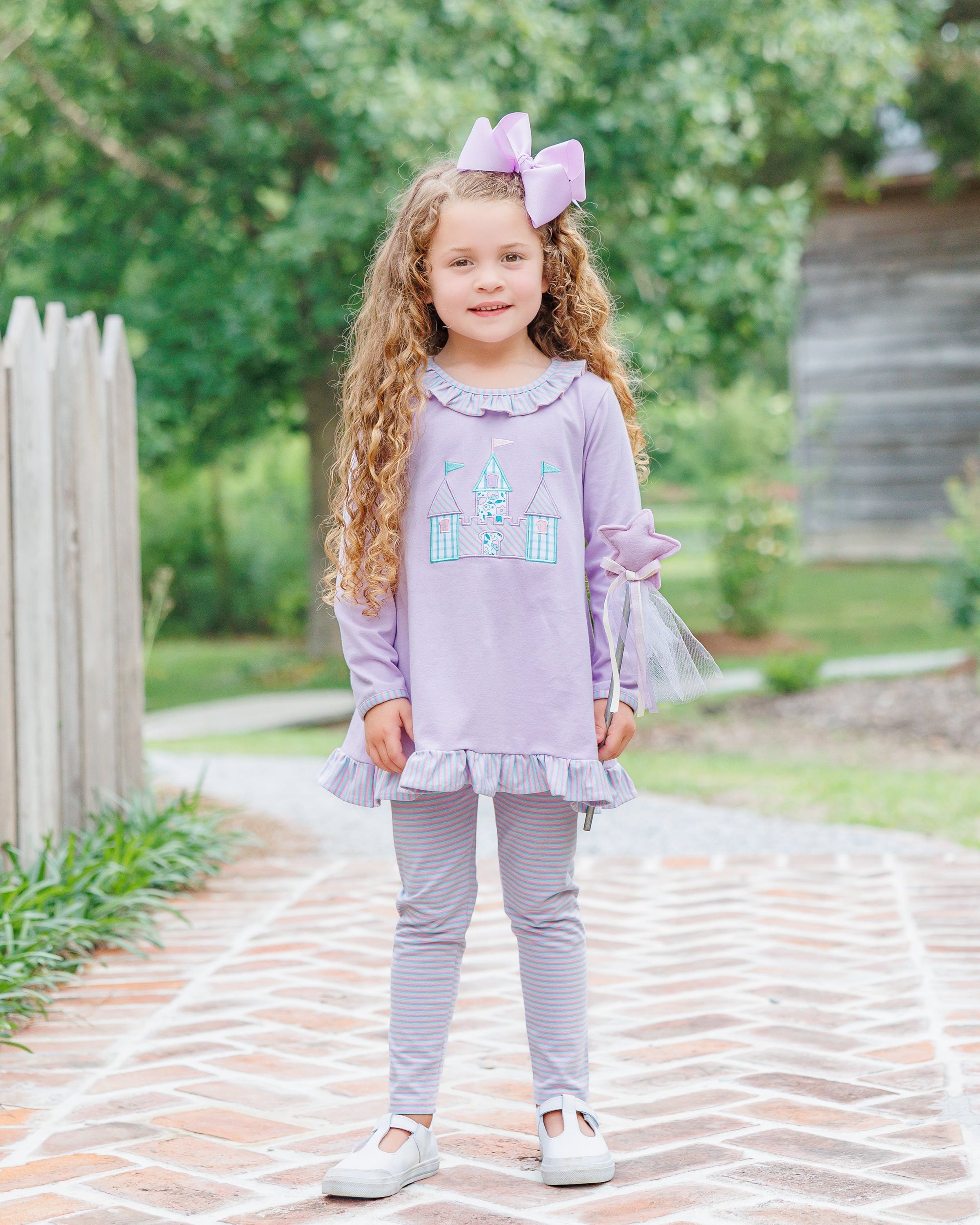 Princess Palace Ruffle Pants Set