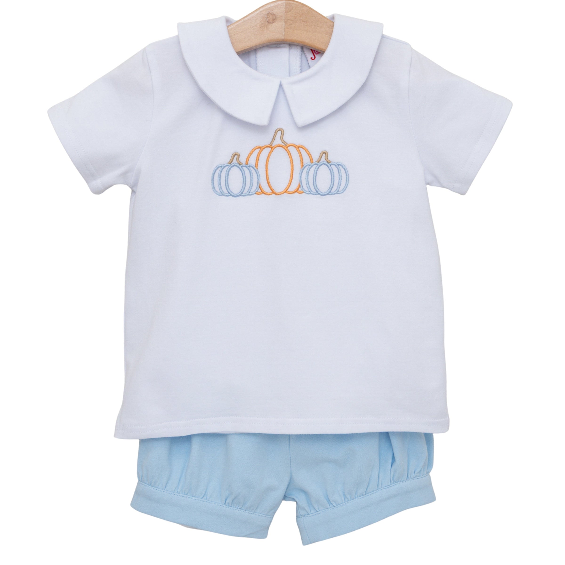 Proper Pumpkins Banded Short Set