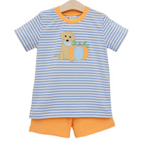 Pumpkins and Paws Short Set