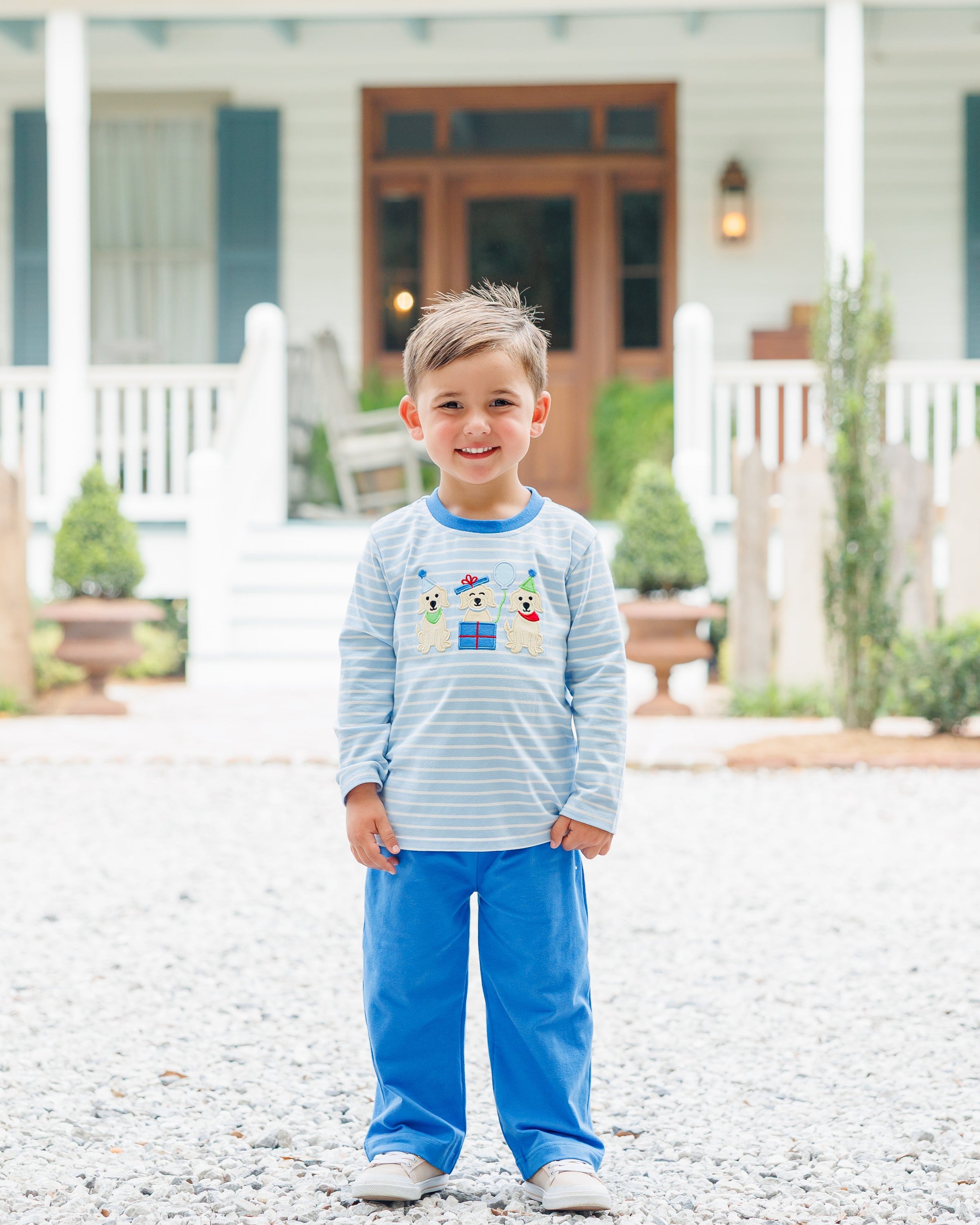 Puppy Party Pants Set