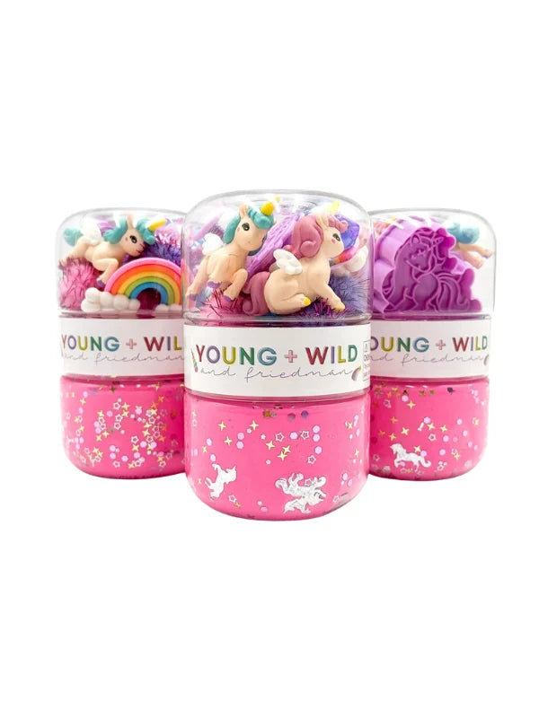 Rainbow Unicorn Grab & Go Dough Jar
