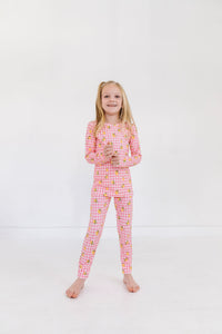 Lemon Gingham Two Piece Set