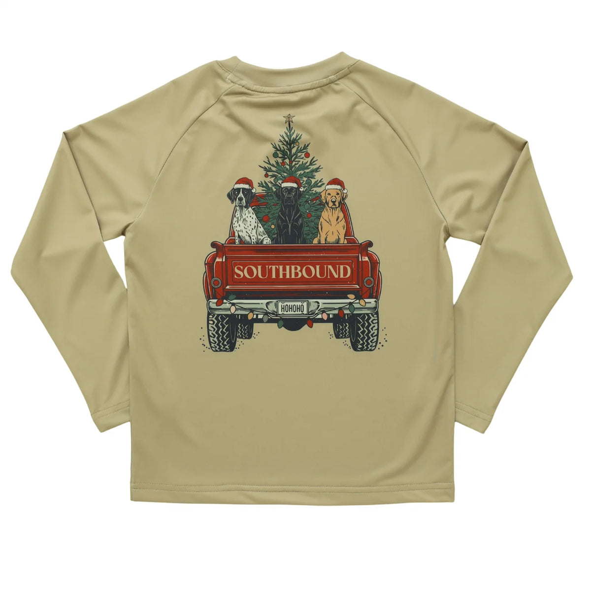 Southbound Performance Tee - Christmas Dog Truck