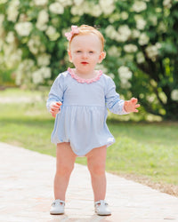 Sadie Bubble - Light Blue Stripe/Light Pink