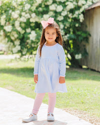 Sadie Pants Set - Light Blue Stripe/Light Pink