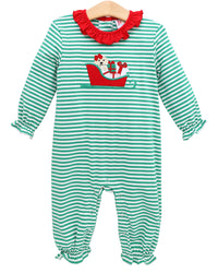 Santa Paws Ruffle Romper