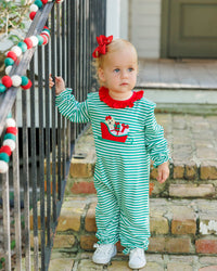 Santa Paws Ruffle Romper