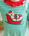 Santa Paws Ruffle Romper