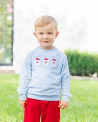 Santa Pullover - Blue