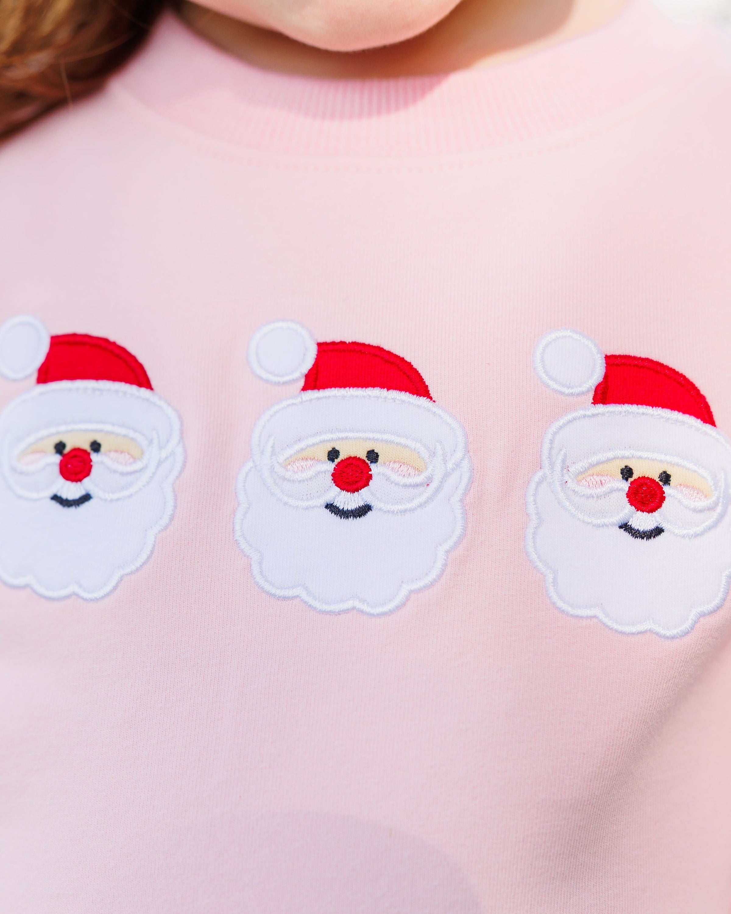 Santa Pullover - Pink