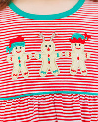 Santa's Sweet Helpers Ruffle Pocket Dress
