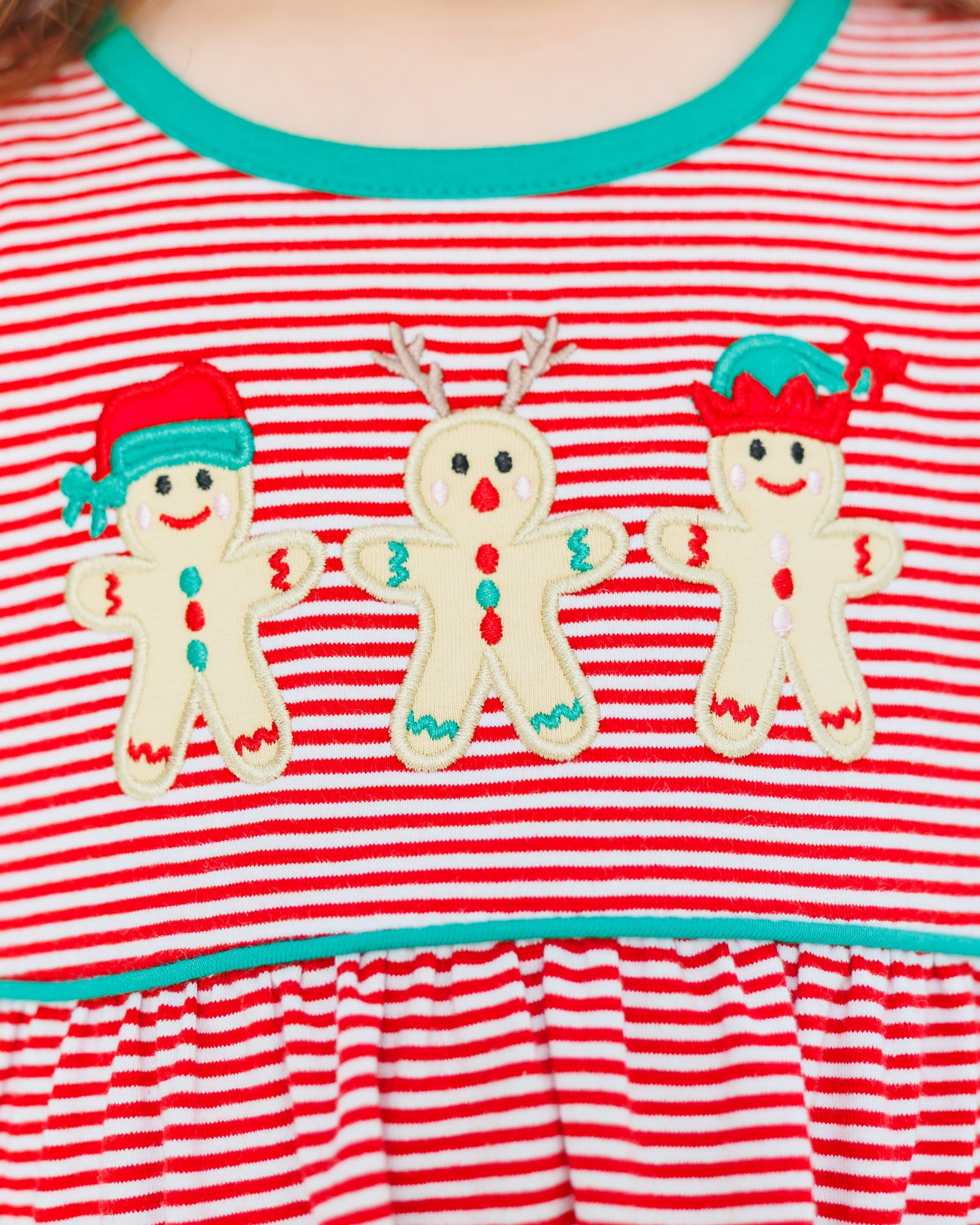 Santa's Sweet Helpers Ruffle Pocket Dress