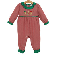 Santa's Sweet Helpers Ruffle Romper
