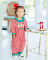 Santa's Sweet Helpers Ruffle Romper