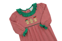 Santa's Sweet Helpers Ruffle Romper