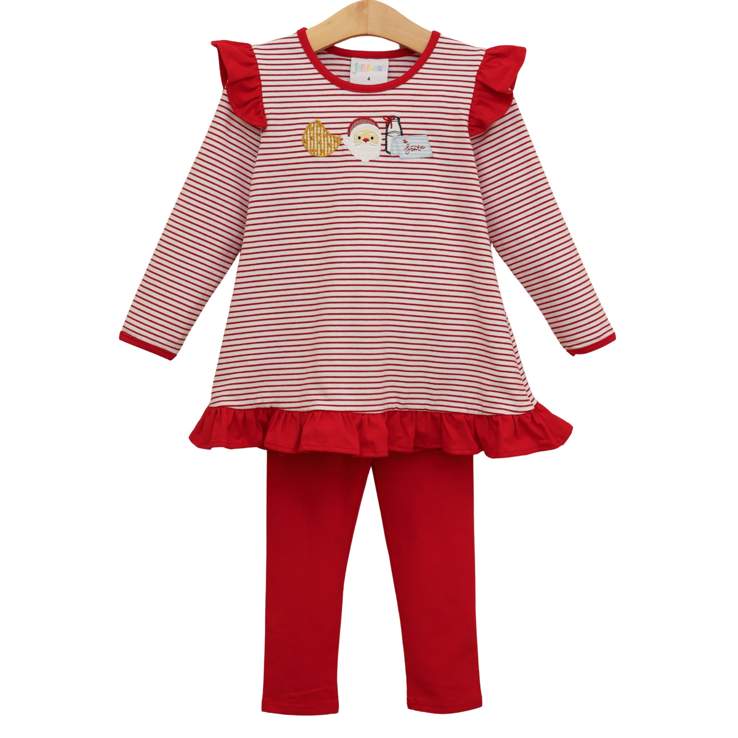 Santa's Treat Ruffle Pants Set