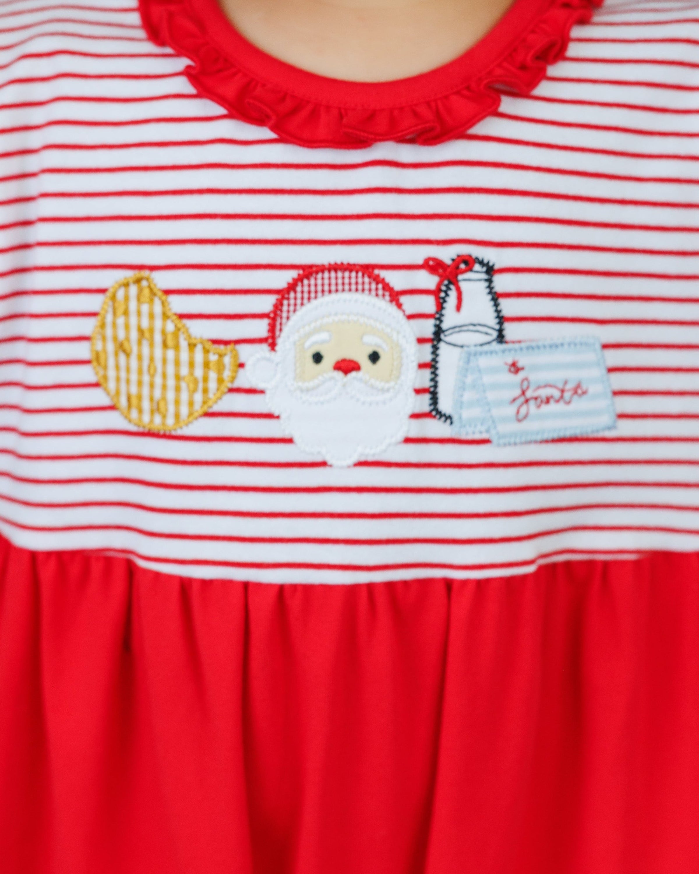 Santa's Treats Ruffle Romper