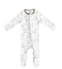 Gage Zip-up Footie