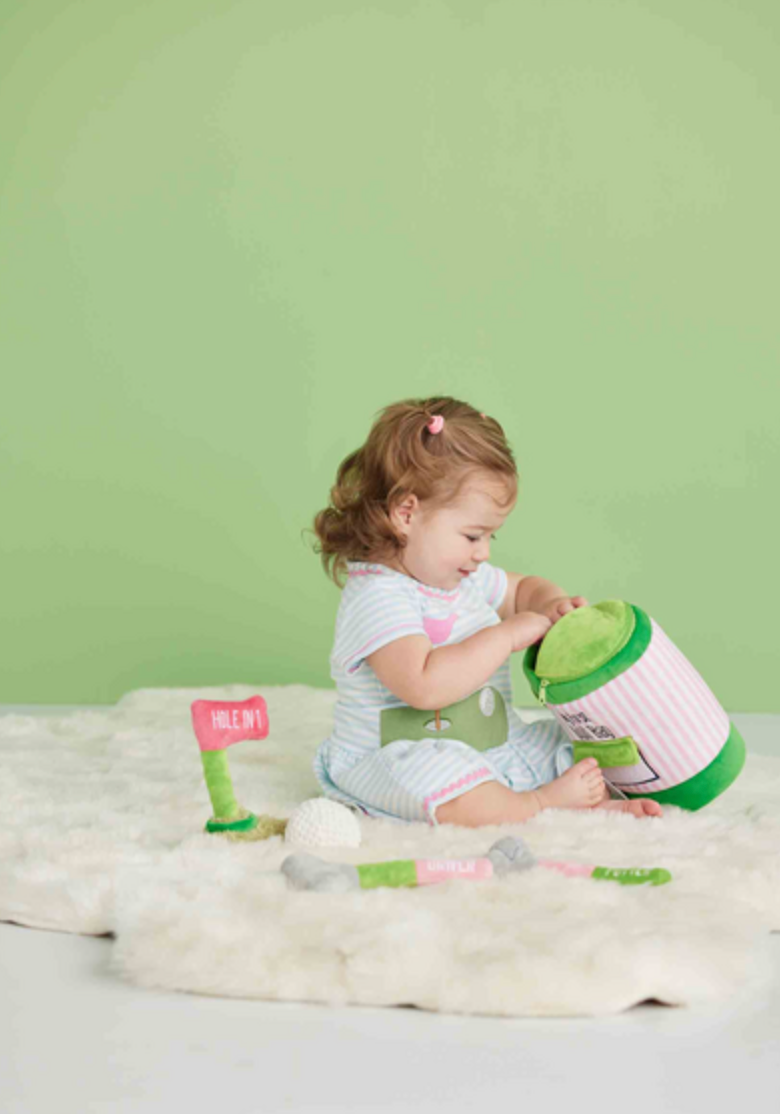 Pink Golf Plush Play Set