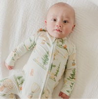 Forest Explorer Zip-up Footie