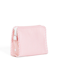 ROADIE MEDIUM Zip Pouch - PIMLICO STRIPE DUSTY ROSE