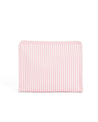ROADIE LARGE Zip Pouch - PIMLICO STRIPE DUSTY ROSE