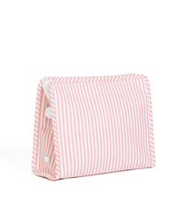 ROADIE LARGE Zip Pouch - PIMLICO STRIPE DUSTY ROSE