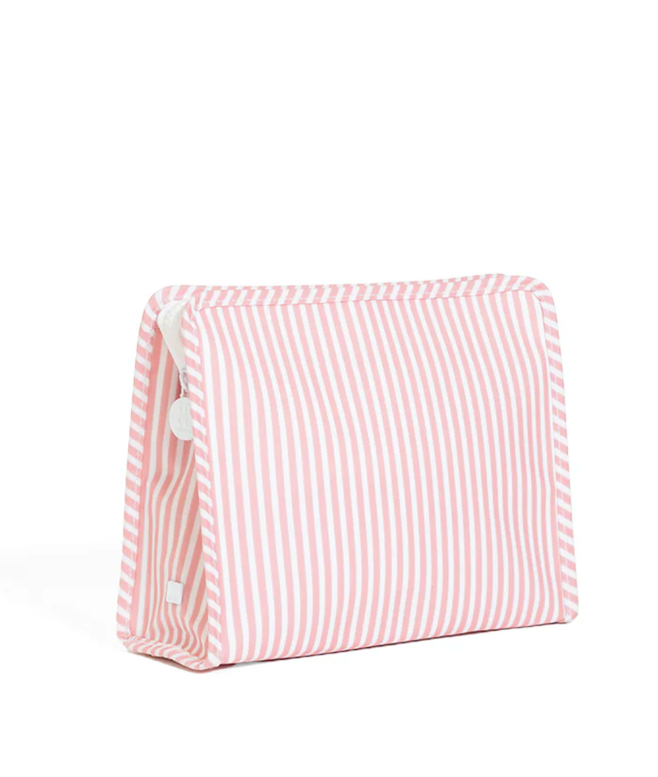ROADIE LARGE Zip Pouch - PIMLICO STRIPE DUSTY ROSE
