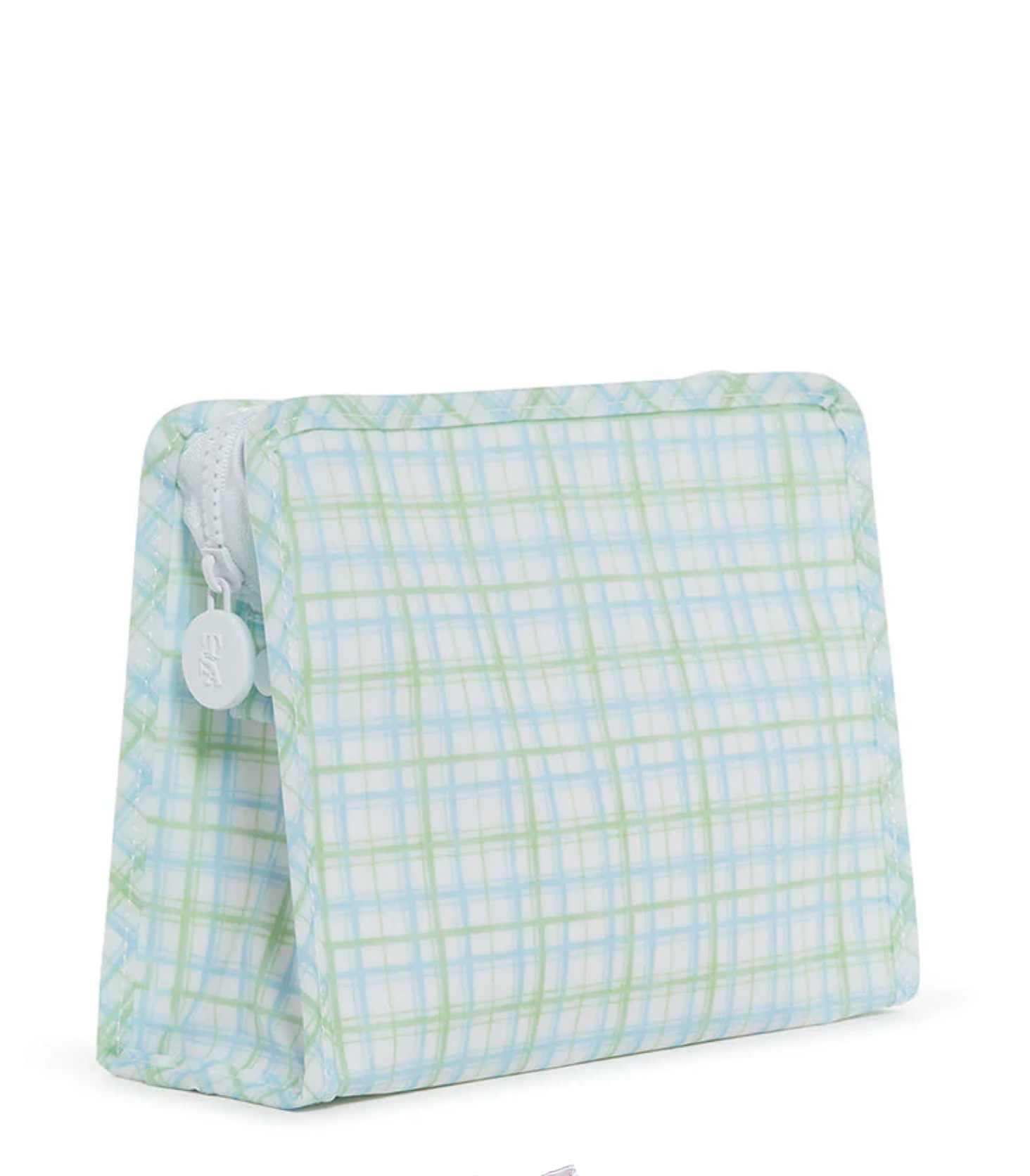 ROADIE MEDIUM Zip Pouch - CLASSIC PLAID GREEN